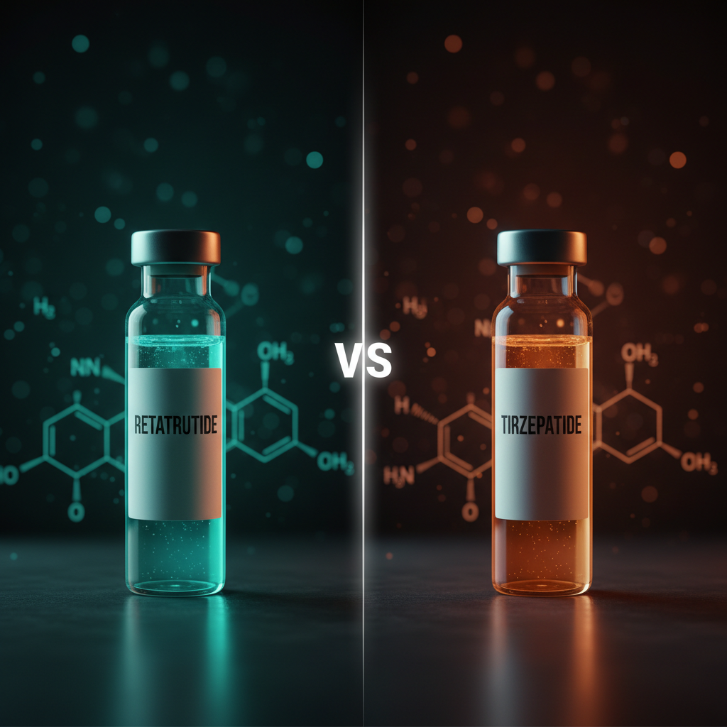 retatrutide vs tirzepatide research peptide comparison